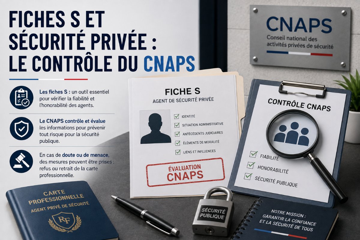 Fiches S et sécurité privée : le contrôle du CNAPS